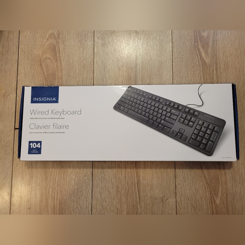 Nearly New Insignia Wired Computer Keyboard